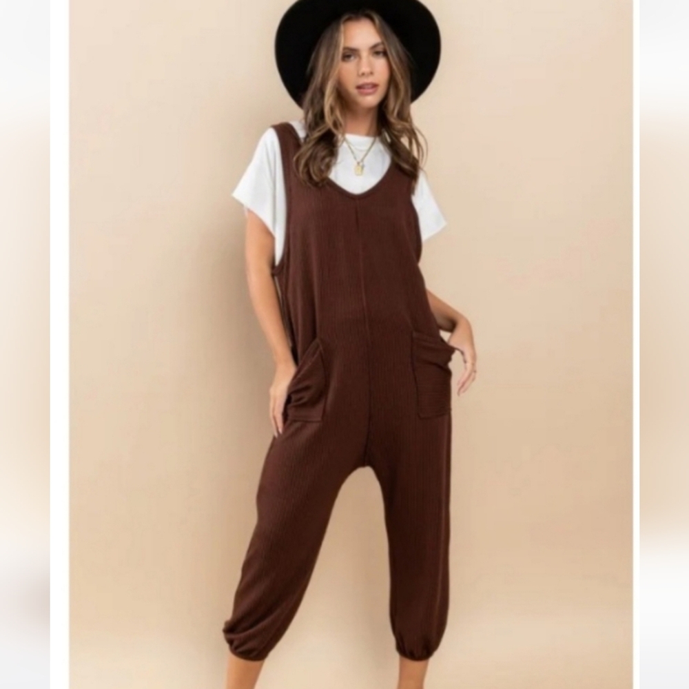 Masters Chocolate Brown Women's Jumpsuit